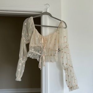 Boutique Daisy Lace Top